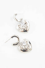 Load image into Gallery viewer, Puffed Heart Hoop Earrings
