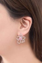 Load image into Gallery viewer, Doodle Flower Post Earrings
