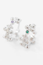 Load image into Gallery viewer, Fleur De Lis Hoop Earrings
