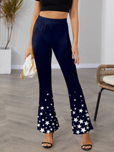 Cargar imagen en el visor de la galería, Star Elastic Waist Bootcut Pants
