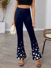 Load image into Gallery viewer, Star Elastic Waist Bootcut Pants
