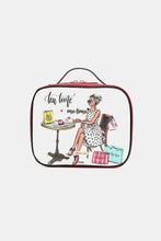 Cargar imagen en el visor de la galería, Nicole Lee USA Printed Handbag with Three Pouches
