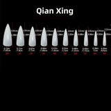 Press On Nails, Flower Heart Leopard With Exquisite Design, Mixed Fake Nails Long Almond Glue On Nails Set For Women