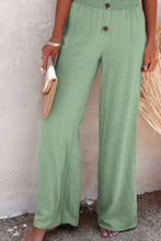 Cargar imagen en el visor de la galería, Full Size Decorative Button High Waist Pants

