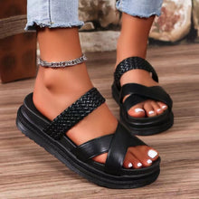 Cargar imagen en el visor de la galería, Crisscross Open Toe Platform Sandals
