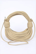 Cargar imagen en el visor de la galería, Metallic Layer Roping Top Handle Bag
