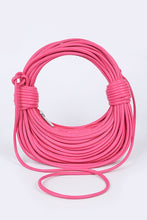 Cargar imagen en el visor de la galería, Metallic Layer Roping Top Handle Bag
