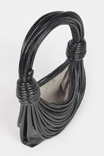Cargar imagen en el visor de la galería, Metallic Layer Roping Top Handle Bag
