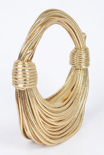Cargar imagen en el visor de la galería, Metallic Layer Roping Top Handle Bag
