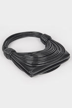 Cargar imagen en el visor de la galería, Metallic Layer Roping Top Handle Bag

