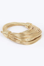 Cargar imagen en el visor de la galería, Metallic Layer Roping Top Handle Bag
