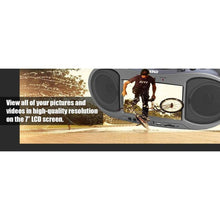 Load image into Gallery viewer, Naxa 7 Inch Bluetooth DVD Boombox
