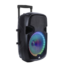 Load image into Gallery viewer, Naxa Portable 15 Inch BT Speaker w Color Light
