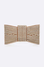Cargar imagen en el visor de la galería, Rhinestone Bowtie Iconic Clutch Bag
