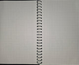 1000-59 - Grid Spiral Notebook with Elastic Closure (Large)