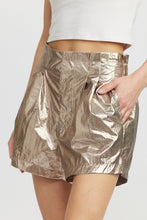 Load image into Gallery viewer, PAPERBAG METALLIC SHORTS
