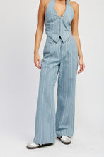 Load image into Gallery viewer, MID RISE WIDE LEG PANTS
