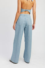 Load image into Gallery viewer, MID RISE WIDE LEG PANTS
