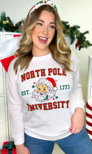 Cargar imagen en el visor de la galería, North Pole University Graphic Sweatshirt
