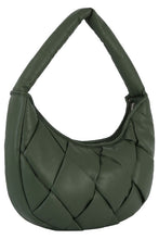 Cargar imagen en el visor de la galería, ecostitch Puffy Woven Hobo Shoulder Bag
