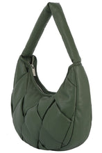 Cargar imagen en el visor de la galería, ecostitch Puffy Woven Hobo Shoulder Bag
