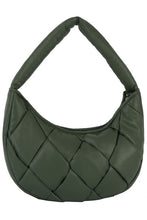Cargar imagen en el visor de la galería, ecostitch Puffy Woven Hobo Shoulder Bag
