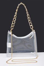 Cargar imagen en el visor de la galería, Chunky Chain Clear Transparent Stadium Bag
