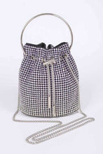 Cargar imagen en el visor de la galería, Rhinestone Top Handle Crossbody Swing Clutch Bag
