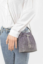 Cargar imagen en el visor de la galería, Rhinestone Top Handle Crossbody Swing Clutch Bag
