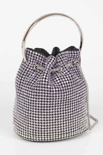 Cargar imagen en el visor de la galería, Rhinestone Top Handle Crossbody Swing Clutch Bag
