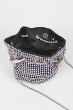 Cargar imagen en el visor de la galería, Rhinestone Top Handle Crossbody Swing Clutch Bag

