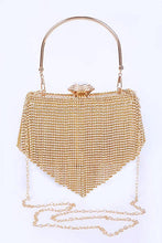 Cargar imagen en el visor de la galería, Fringe Rhinestone Box Clutch Bag
