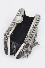 Cargar imagen en el visor de la galería, Fringe Rhinestone Box Clutch Bag
