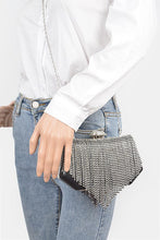 Cargar imagen en el visor de la galería, Fringe Rhinestone Box Clutch Bag
