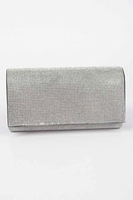 Cargar imagen en el visor de la galería, Rhinestone Metallic Evening Clutch Bag
