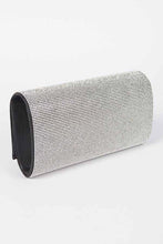 Cargar imagen en el visor de la galería, Rhinestone Metallic Evening Clutch Bag
