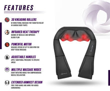 Load image into Gallery viewer, Neck and Shoulder Massager w/Heat
