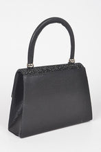 Cargar imagen en el visor de la galería, Rhinestone Bow Tie Iconic Top Handle Clutch
