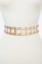 Cargar imagen en el visor de la galería, Metal Corset Structure Chain Belt
