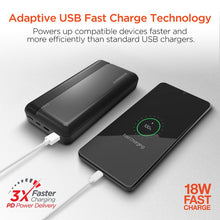 Load image into Gallery viewer, Hypergear 20000mAh 20W PD and USB Power Bank

