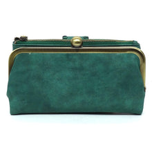 Cargar imagen en el visor de la galería, Kiss Lock Crossbody Clutch Cell Phone Wallet
