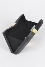 Cargar imagen en el visor de la galería, Gold Trim Iconic Bow Inspired Box Clutch
