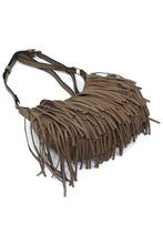 Load image into Gallery viewer, Fringe Hobo Crossbody Bag
