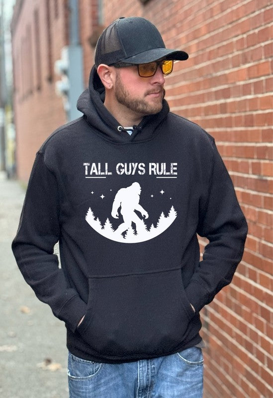 Tall Guys Rule Graphic Hoodie