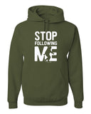 Stop Following Me Bigfoot Graphic Hoodie