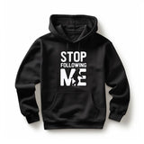 Stop Following Me Bigfoot Graphic Hoodie