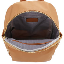 Cargar imagen en el visor de la galería, Blush or Black Lux Backpack with Gold Zipper Bag
