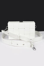 Cargar imagen en el visor de la galería, Weaved Textured Box Crossbody Bag
