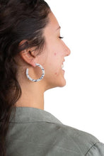 Load image into Gallery viewer, Camy Hoops - Marble

