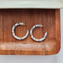 Load image into Gallery viewer, Camy Hoops - Marble
